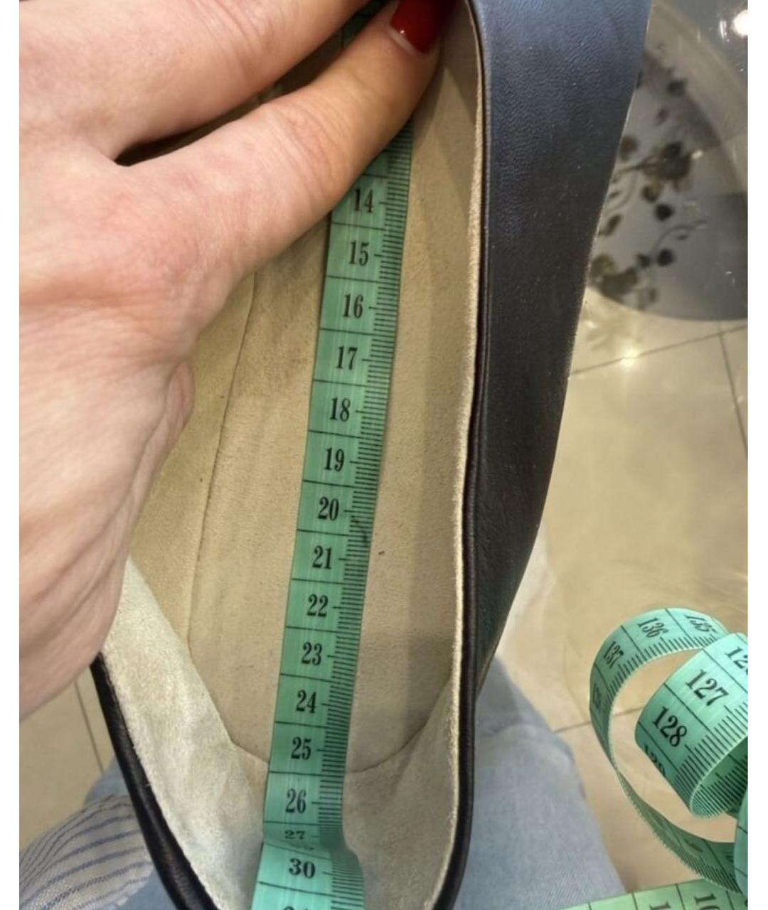 THE ROW Черные кожаные балетки, фото 5