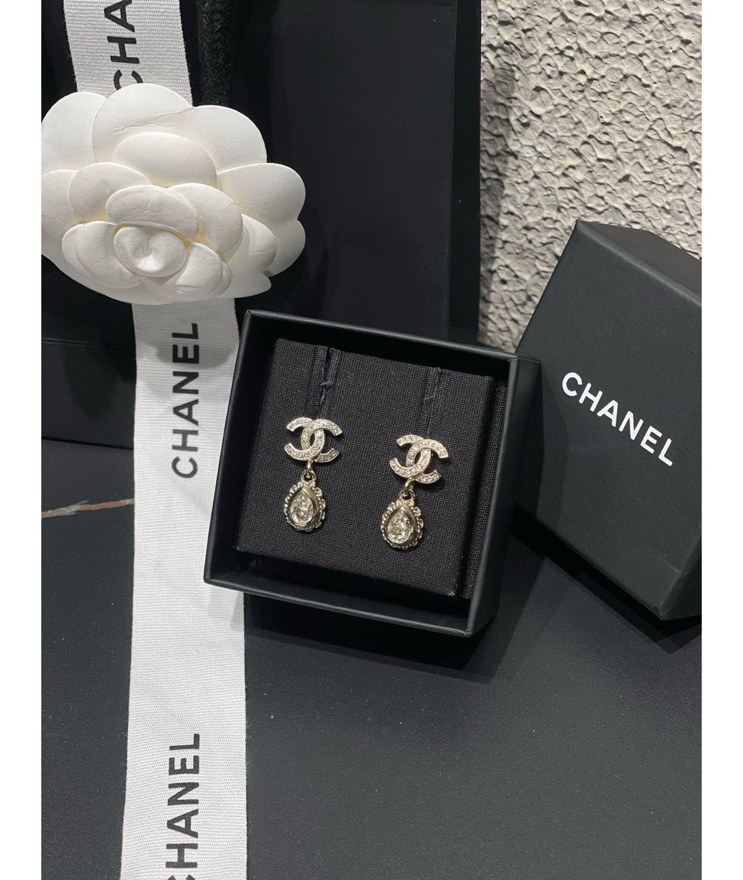 CHANEL Серебряные серьги, фото 5