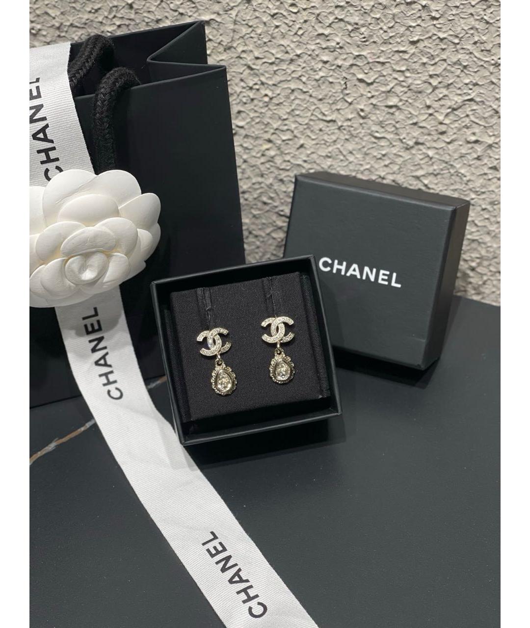 CHANEL Серебряные серьги, фото 7
