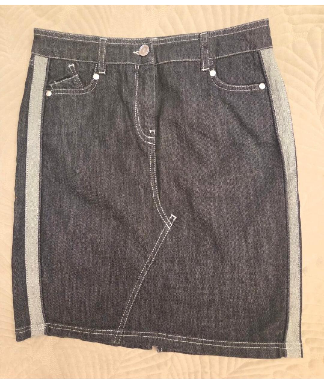 TRUSSARDI JEANS Хлопковая юбка миди, фото 7