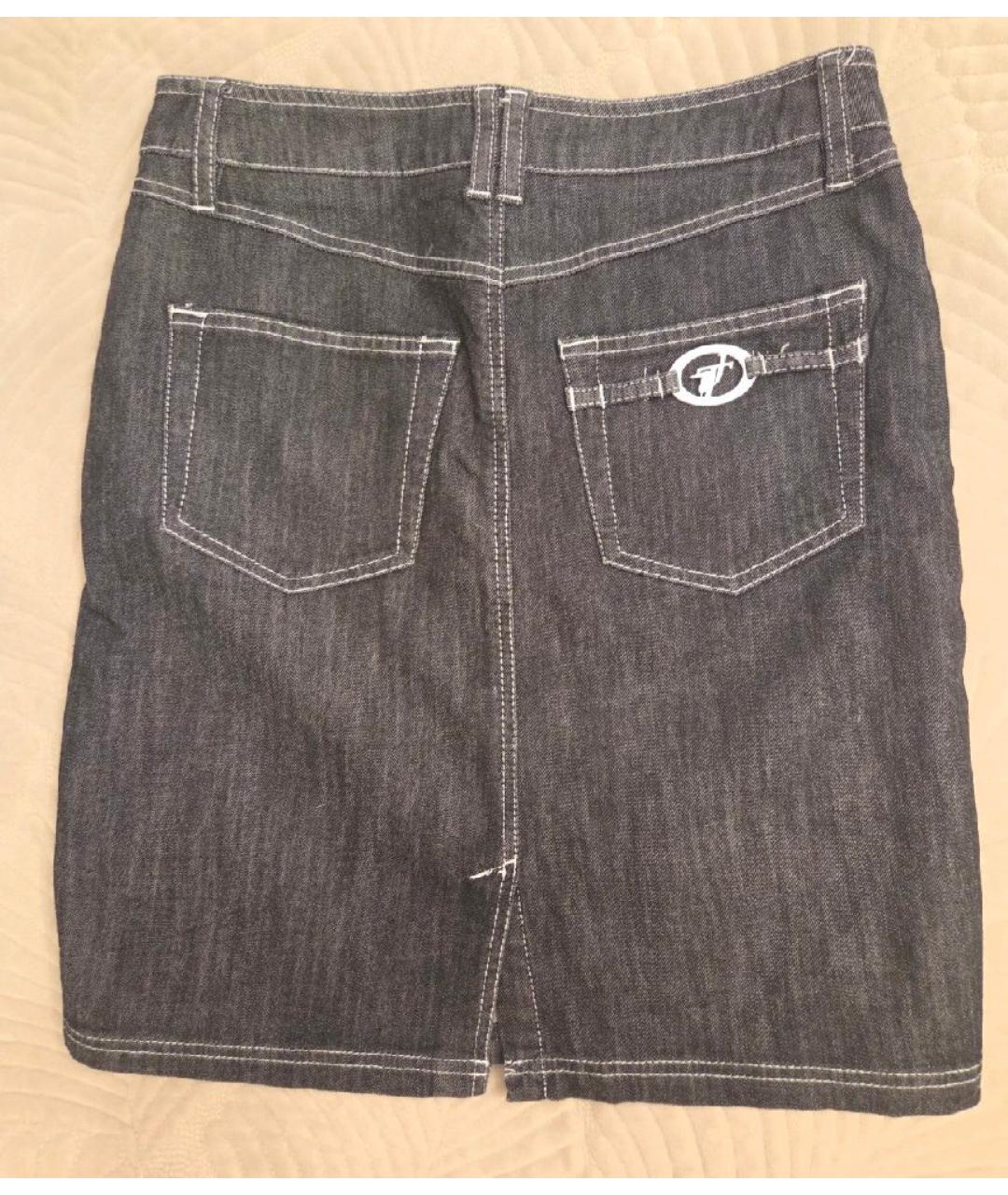 TRUSSARDI JEANS Хлопковая юбка миди, фото 2