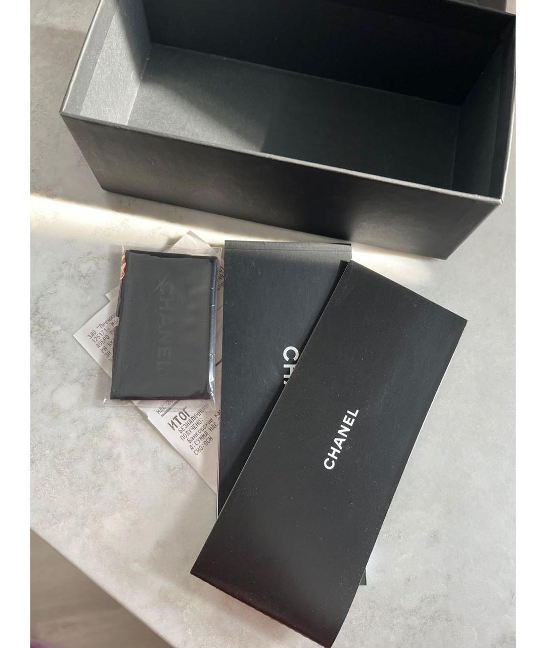 CHANEL Серые металлические солнцезащитные очки, фото 4