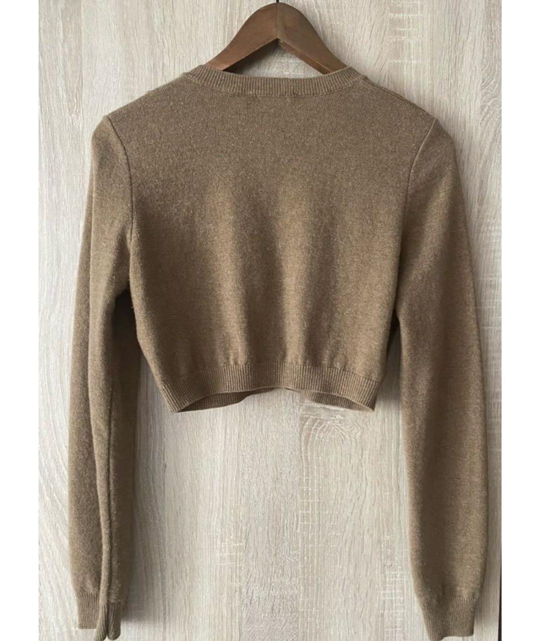 VALENTINO Коричневый шерстяной кардиган, фото 2