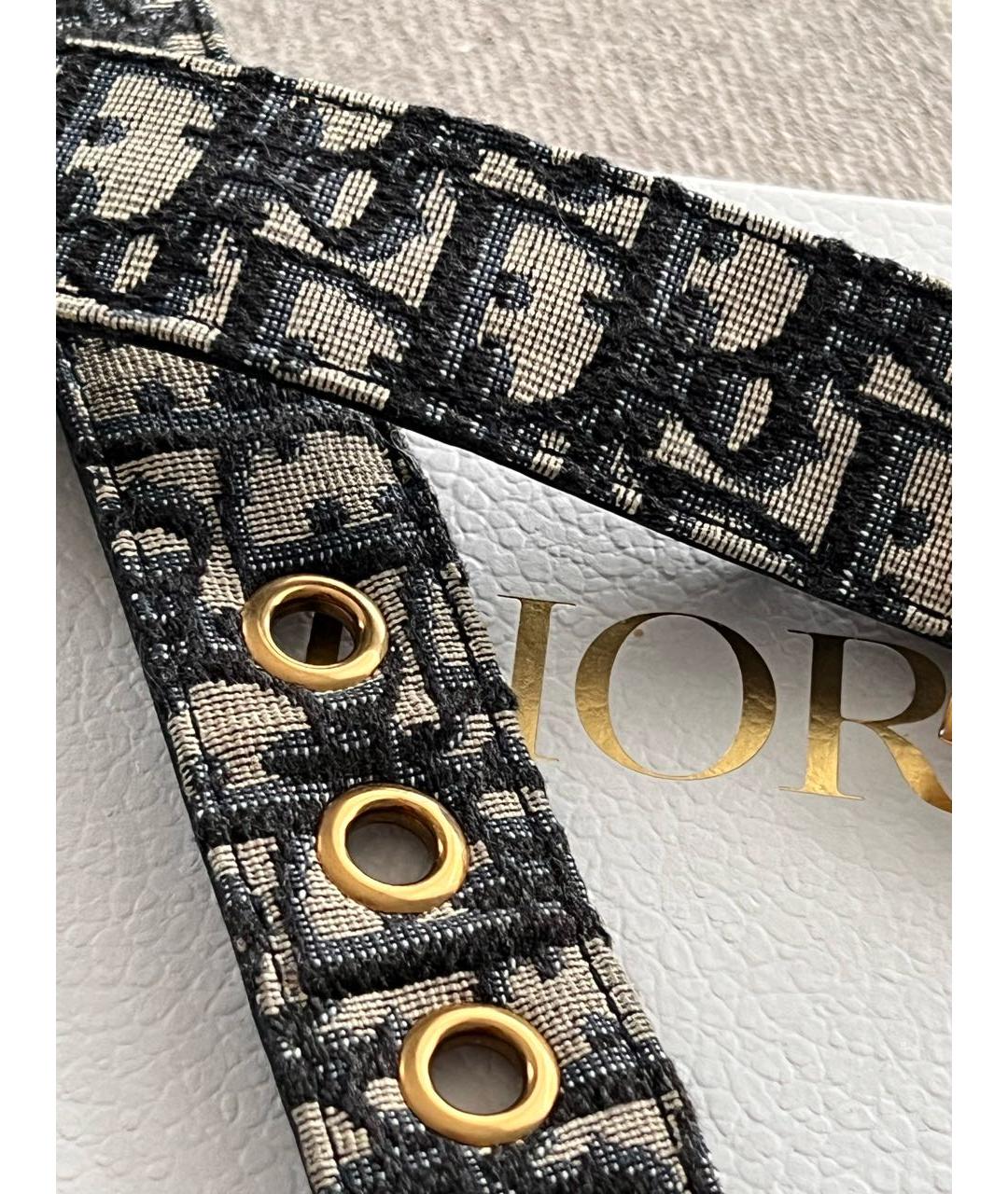 CHRISTIAN DIOR Темно-синий ремень, фото 8