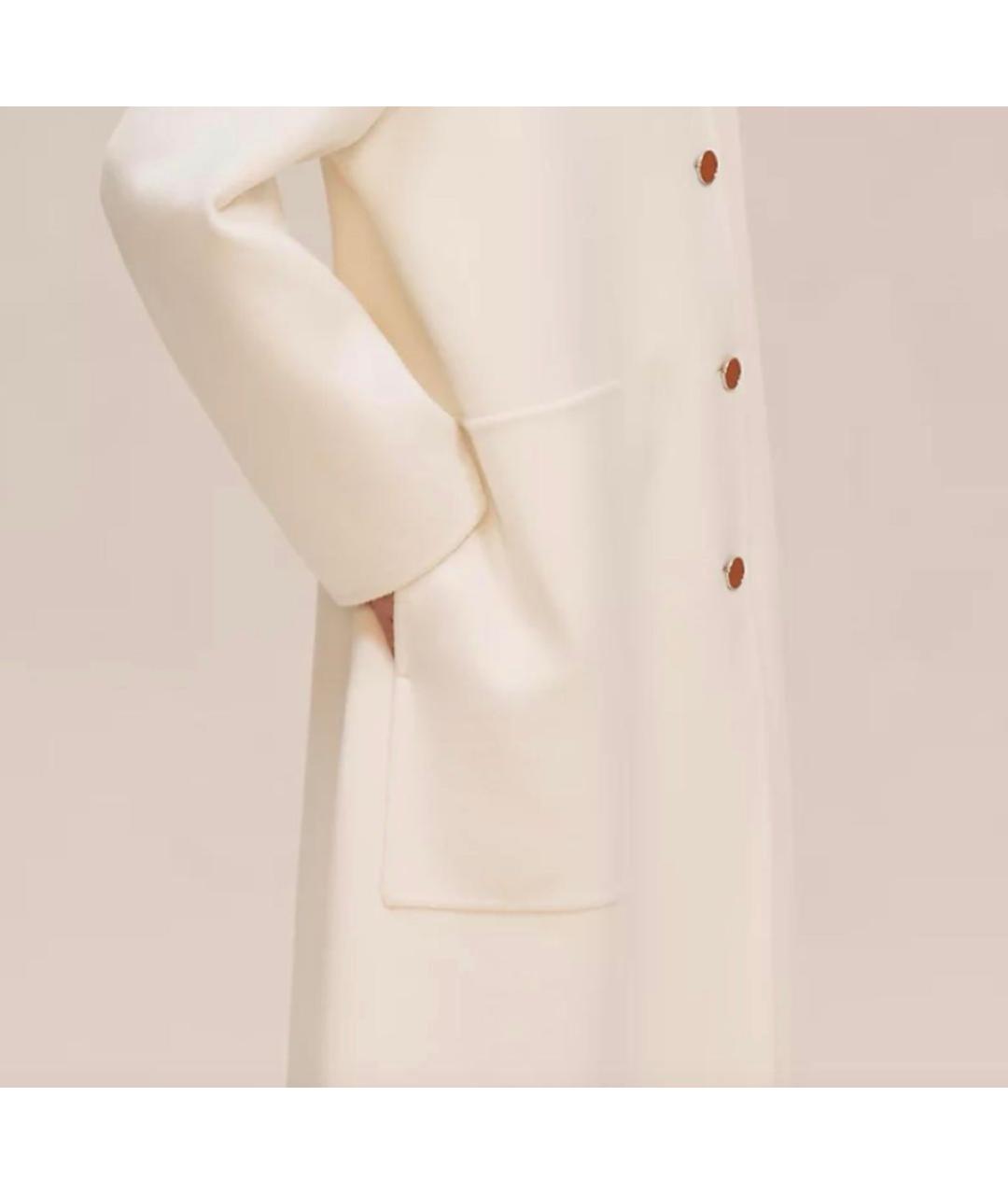 HERMES Бежевое пальто, фото 4