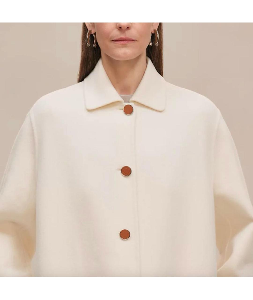 HERMES Бежевое пальто, фото 3