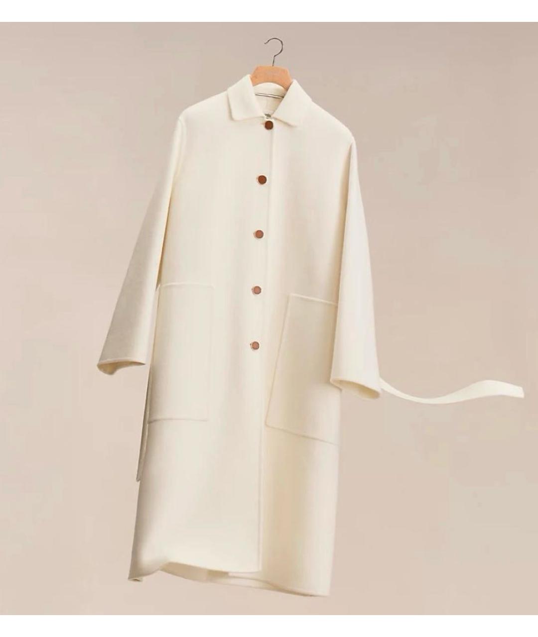 HERMES Бежевое пальто, фото 6