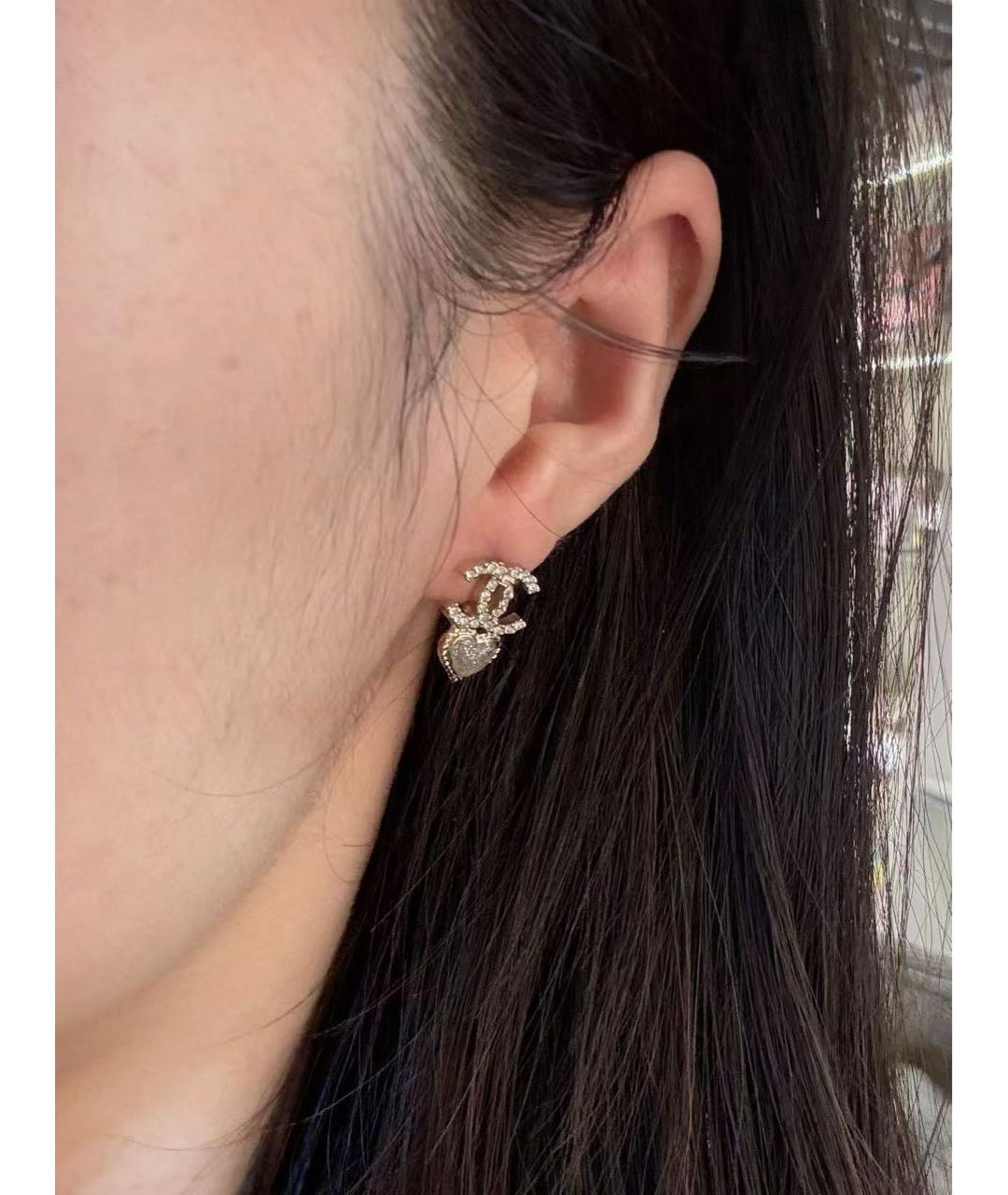 CHANEL Золотые серьги, фото 4