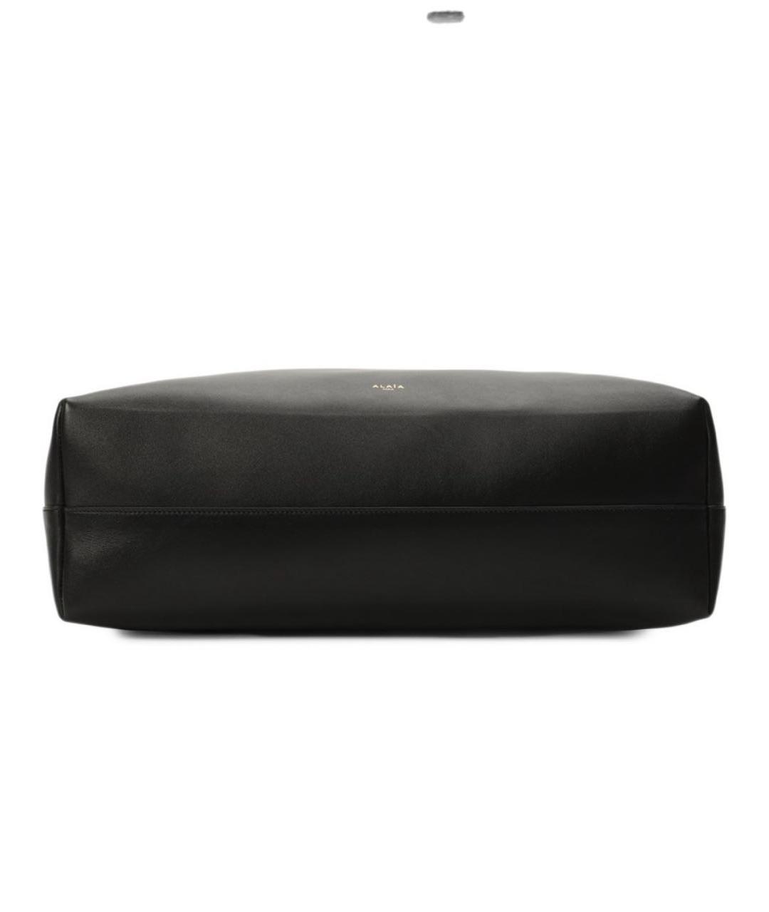 ALAIA Черная кожаная сумка тоут, фото 5