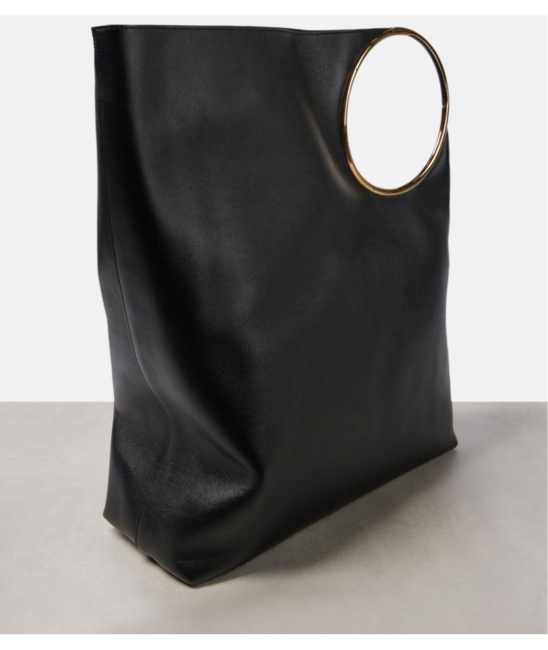 ALAIA Черная кожаная сумка тоут, фото 6