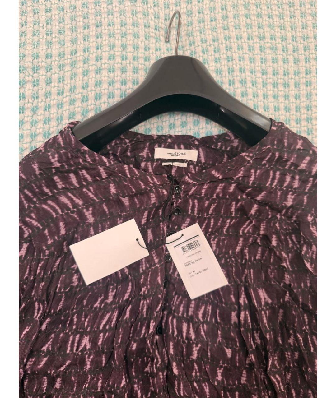 ISABEL MARANT ETOILE Бордовое вискозное повседневное платье, фото 4