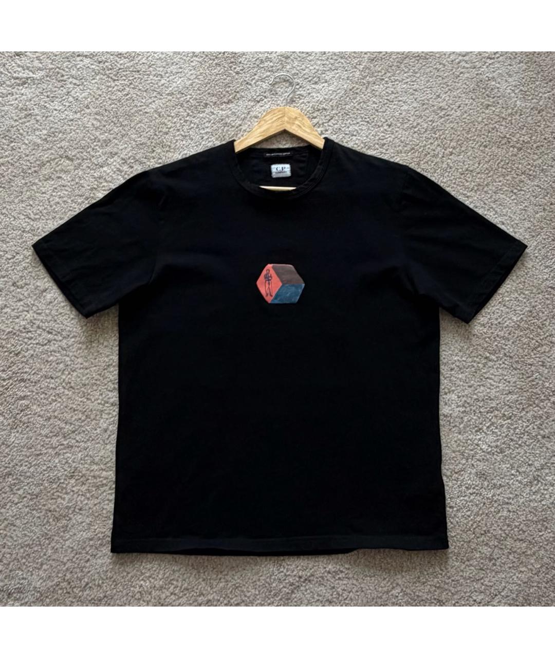 CP COMPANY Черная хлопковая футболка, фото 5