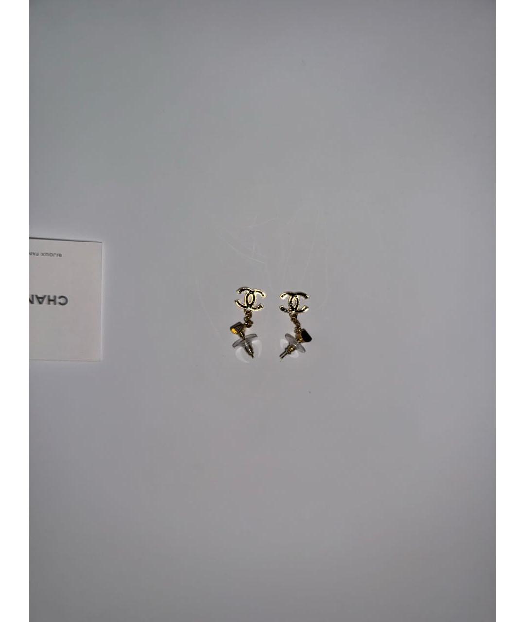 CHANEL Белые серьги, фото 5