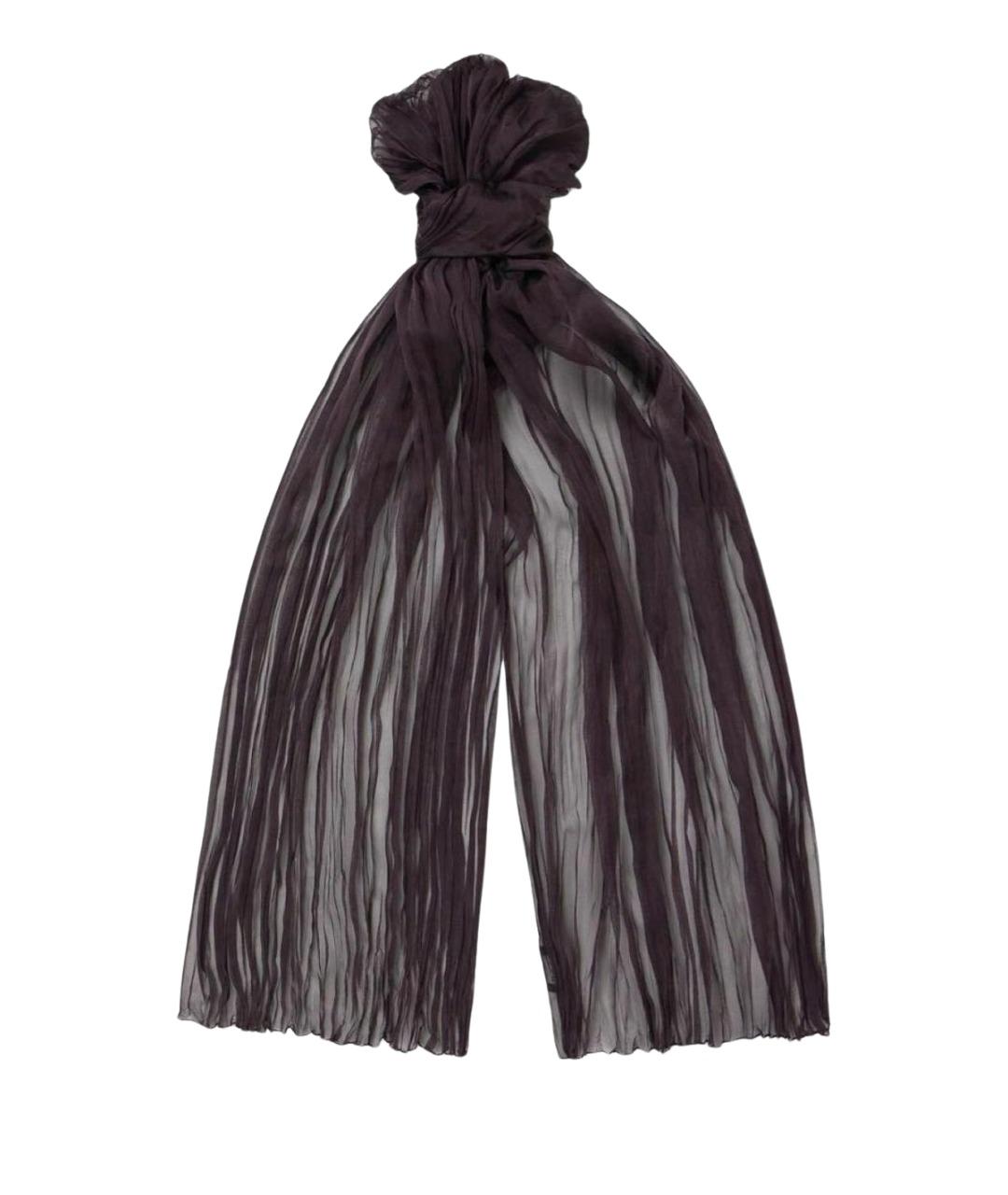 SAINT LAURENT Черный шарф, фото 1