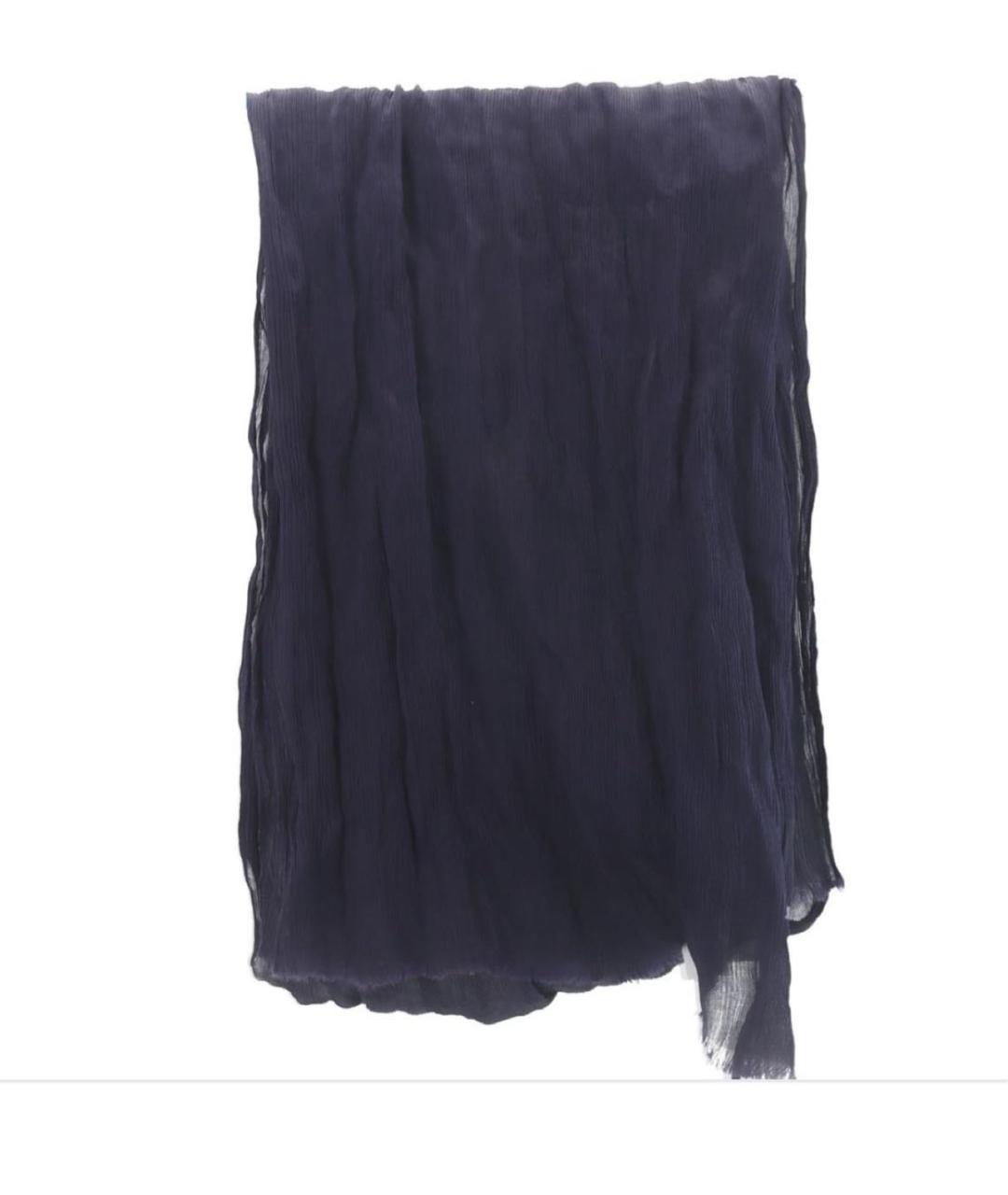 SAINT LAURENT Черный шарф, фото 8