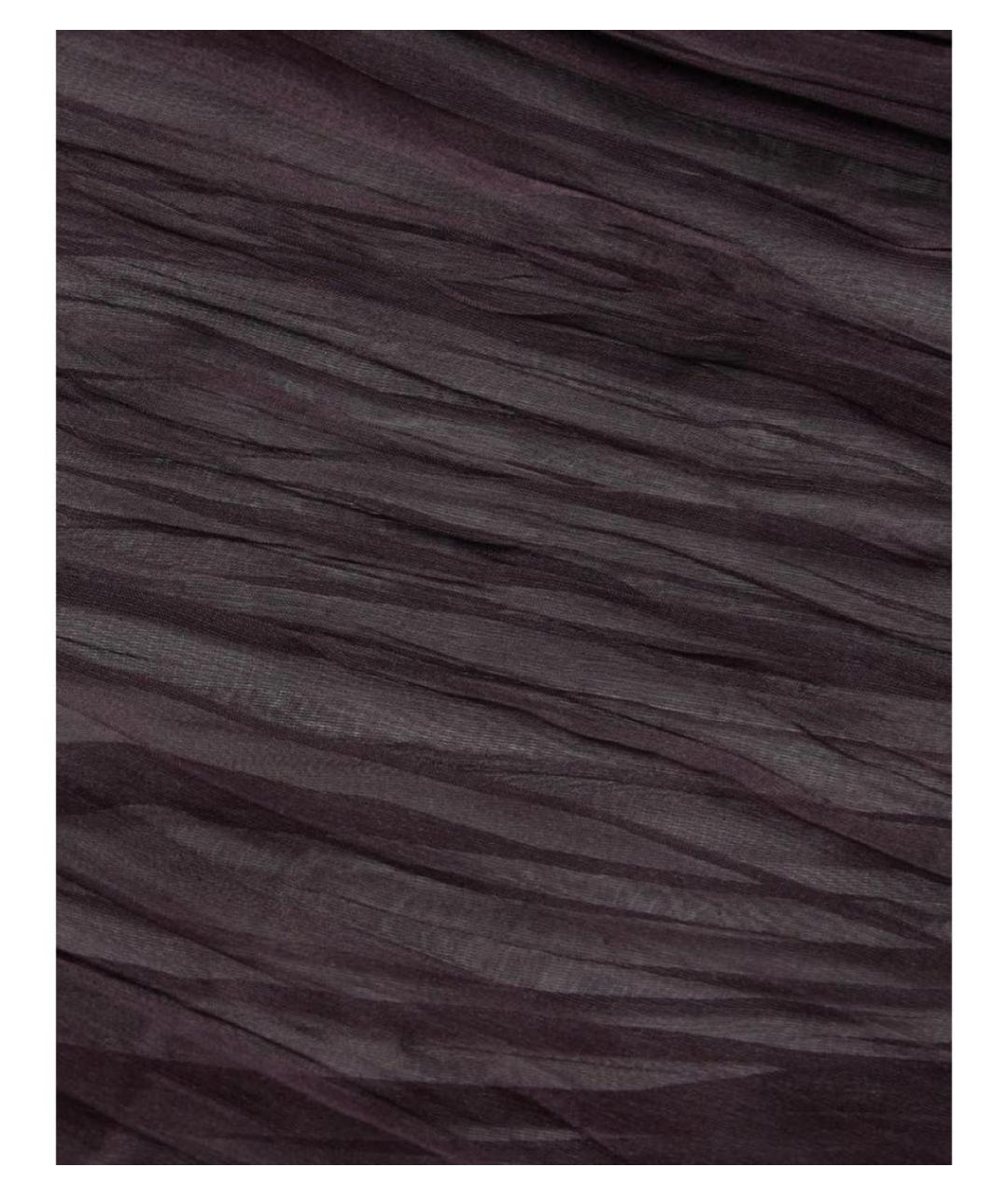 SAINT LAURENT Черный шарф, фото 2