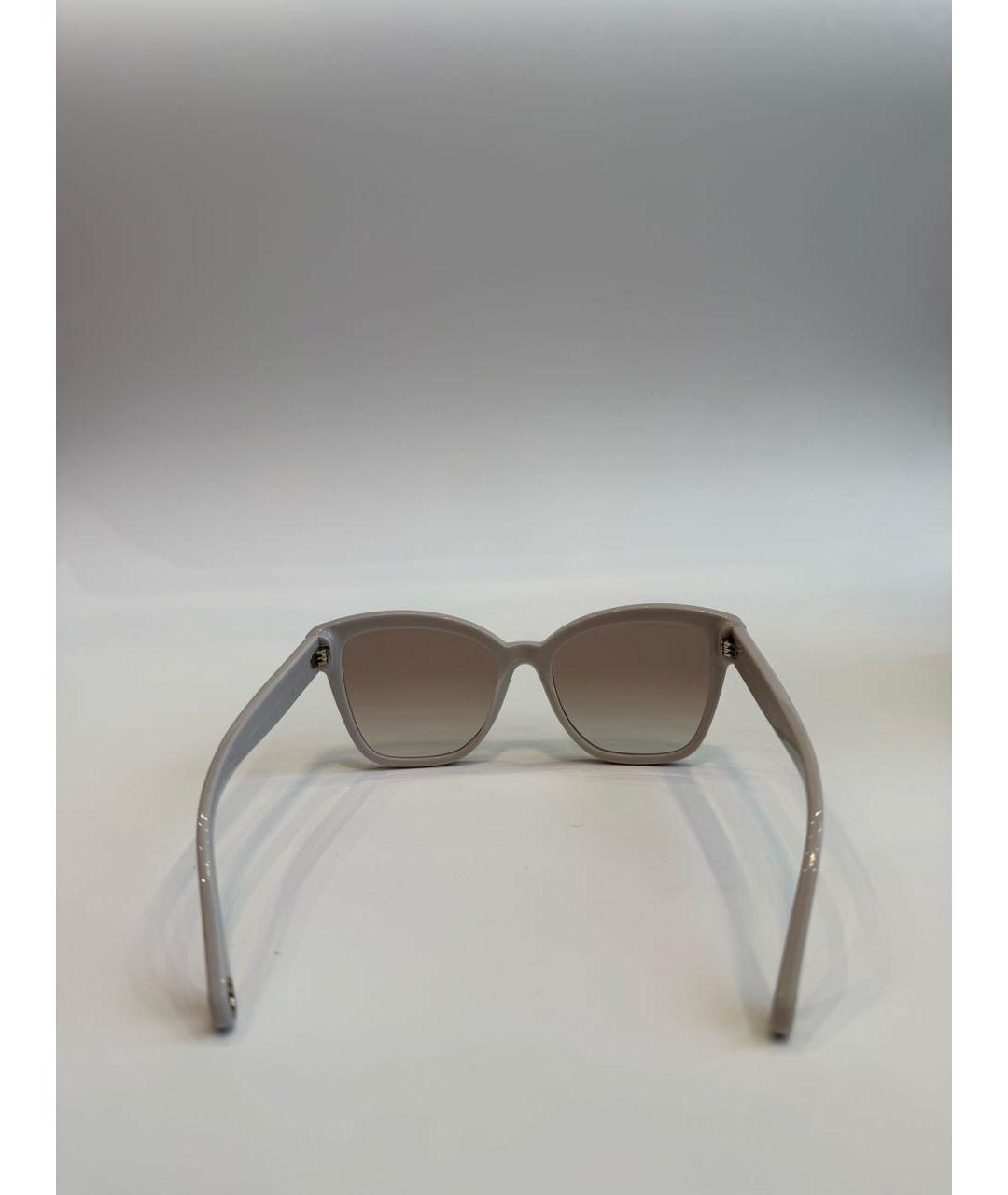 CHANEL Бежевые солнцезащитные очки, фото 6