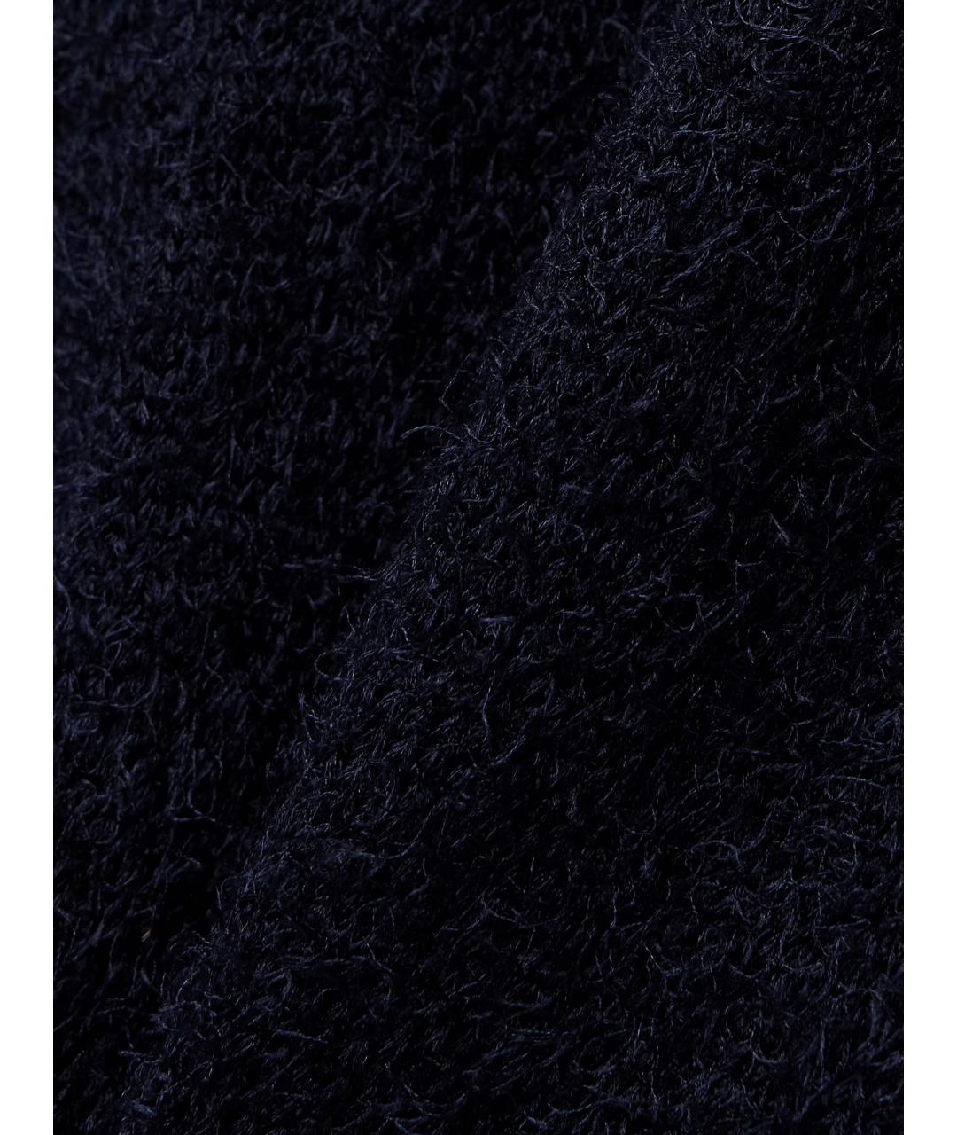 KHAITE Темно-синее кашемировое коктейльное платье, фото 4