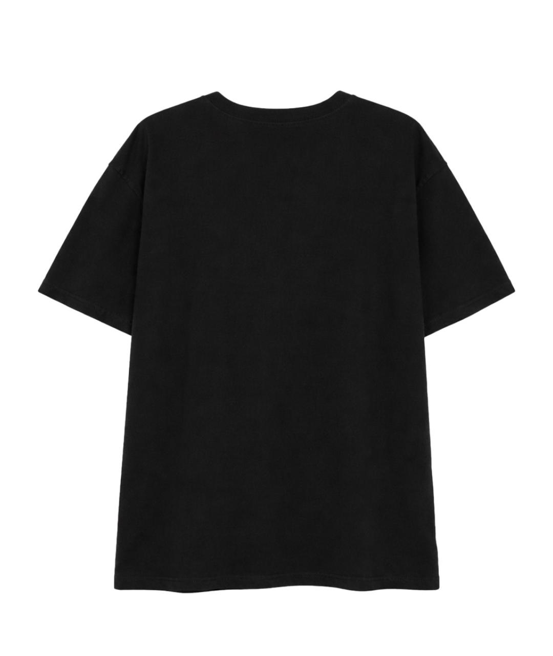 IH NOM UH NIT Черная хлопковая футболка, фото 2