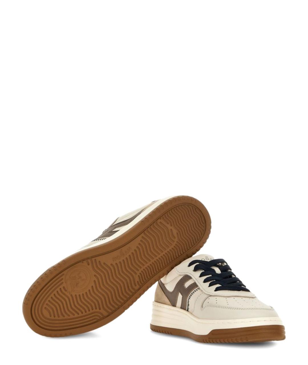 HOGAN Мульти кожаные низкие кроссовки / кеды, фото 4