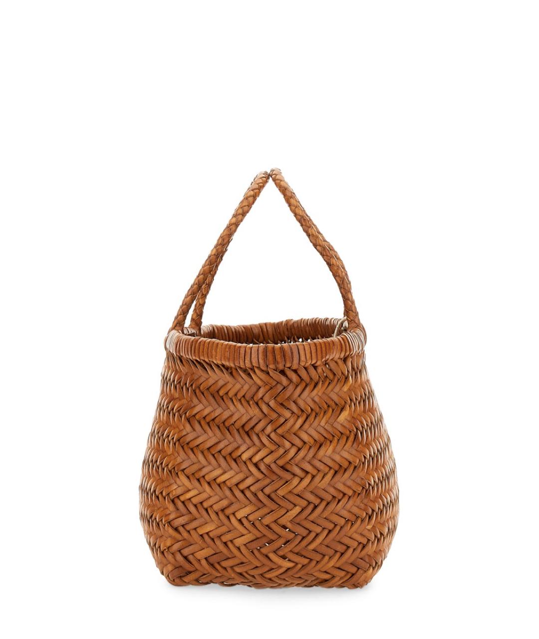 Dragon Diffusion Коричневая кожаная сумка тоут, фото 2