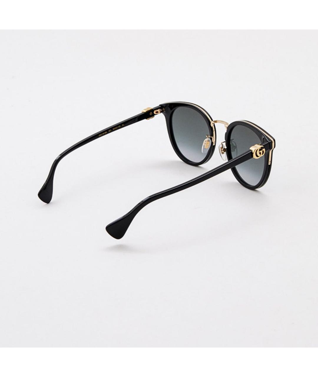 GUCCI Черные пластиковые солнцезащитные очки, фото 3