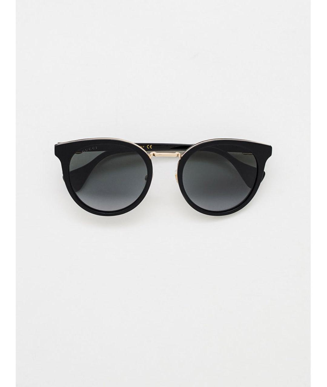 GUCCI Черные пластиковые солнцезащитные очки, фото 9