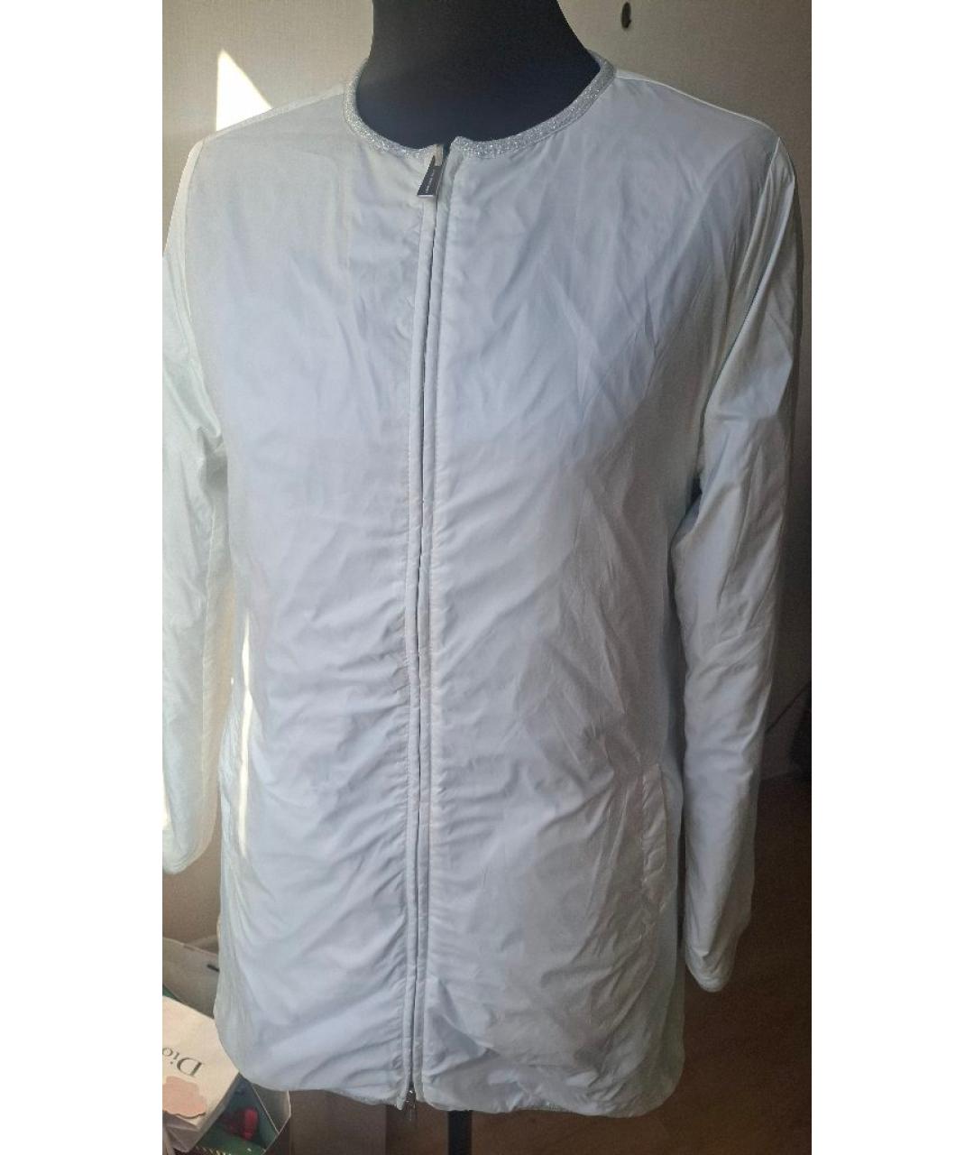 TRUSSARDI JEANS Голубая полиамидовая куртка, фото 6