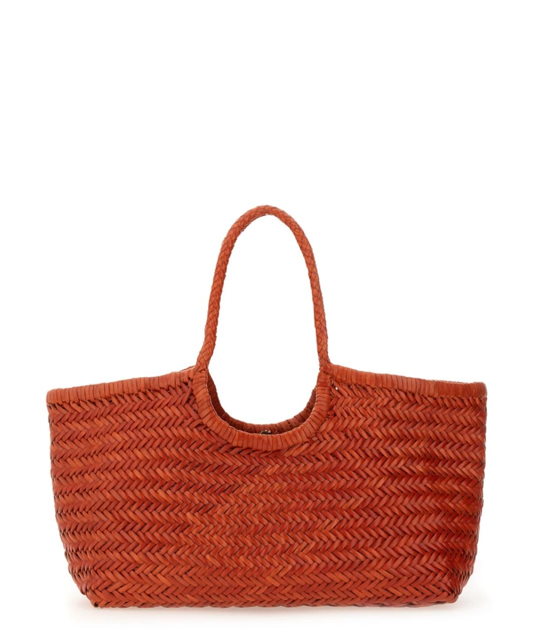 Dragon Diffusion Оранжевая кожаная сумка через плечо, фото 1