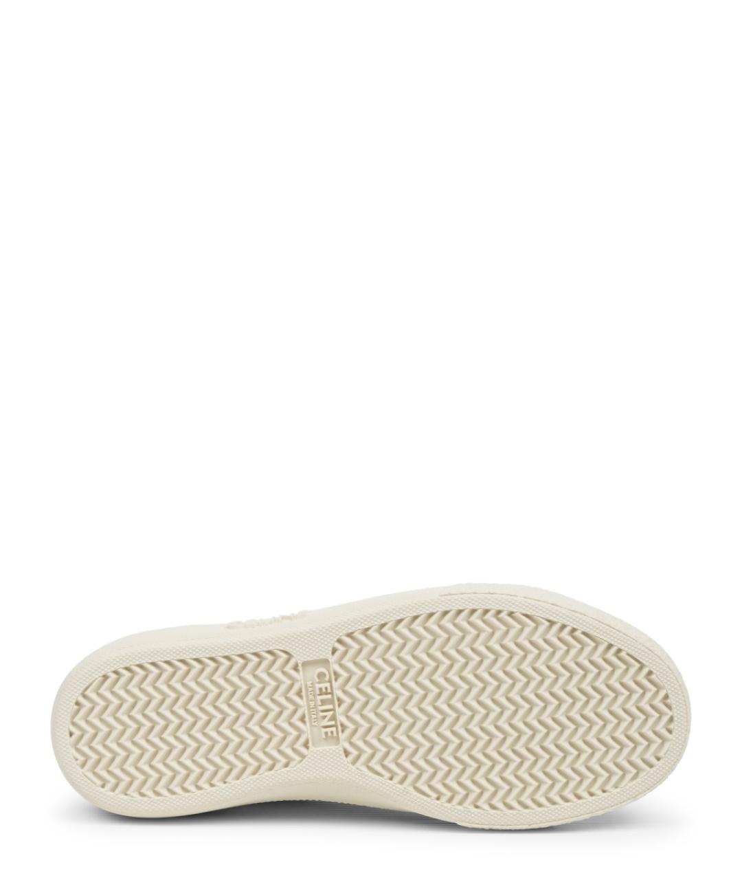 CELINE Белые текстильные кеды, фото 6