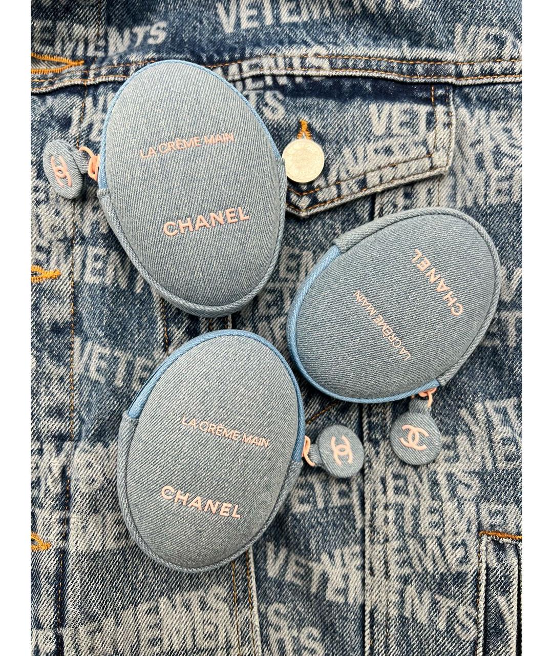 CHANEL Голубой брелок, фото 7