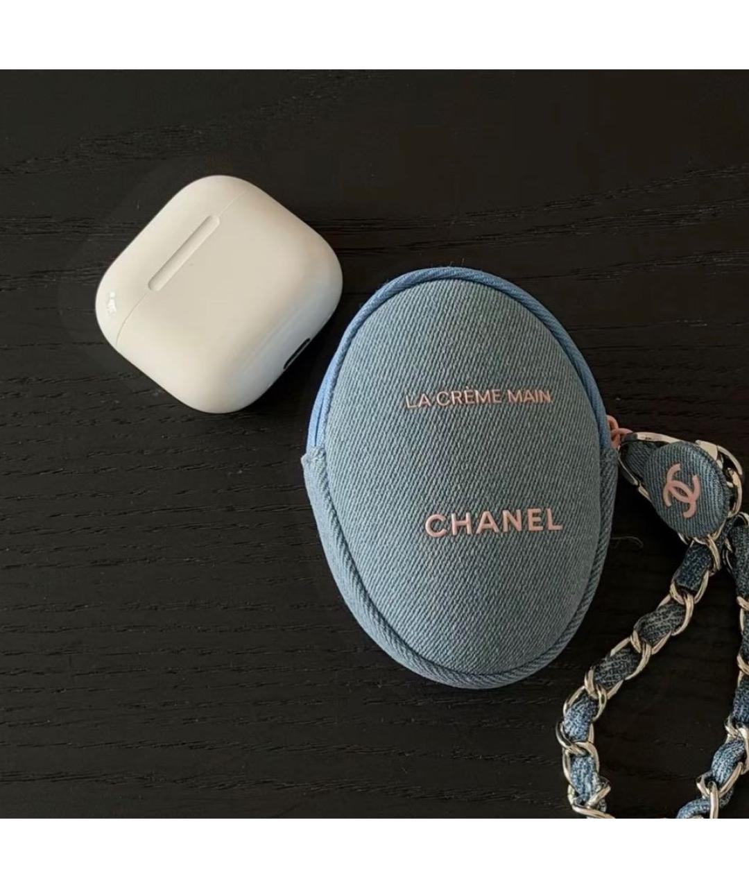 CHANEL Голубой брелок, фото 6