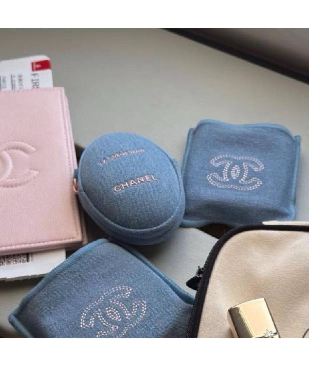 CHANEL Голубой брелок, фото 2