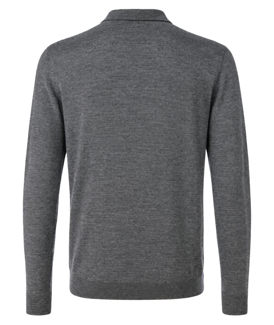 Drumohr Серое поло с длинным рукавом, фото 2