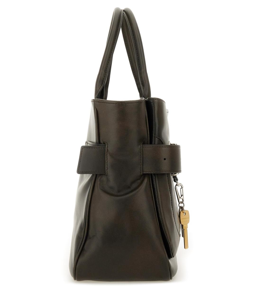 OSOI Коричневая кожаная сумка тоут, фото 4