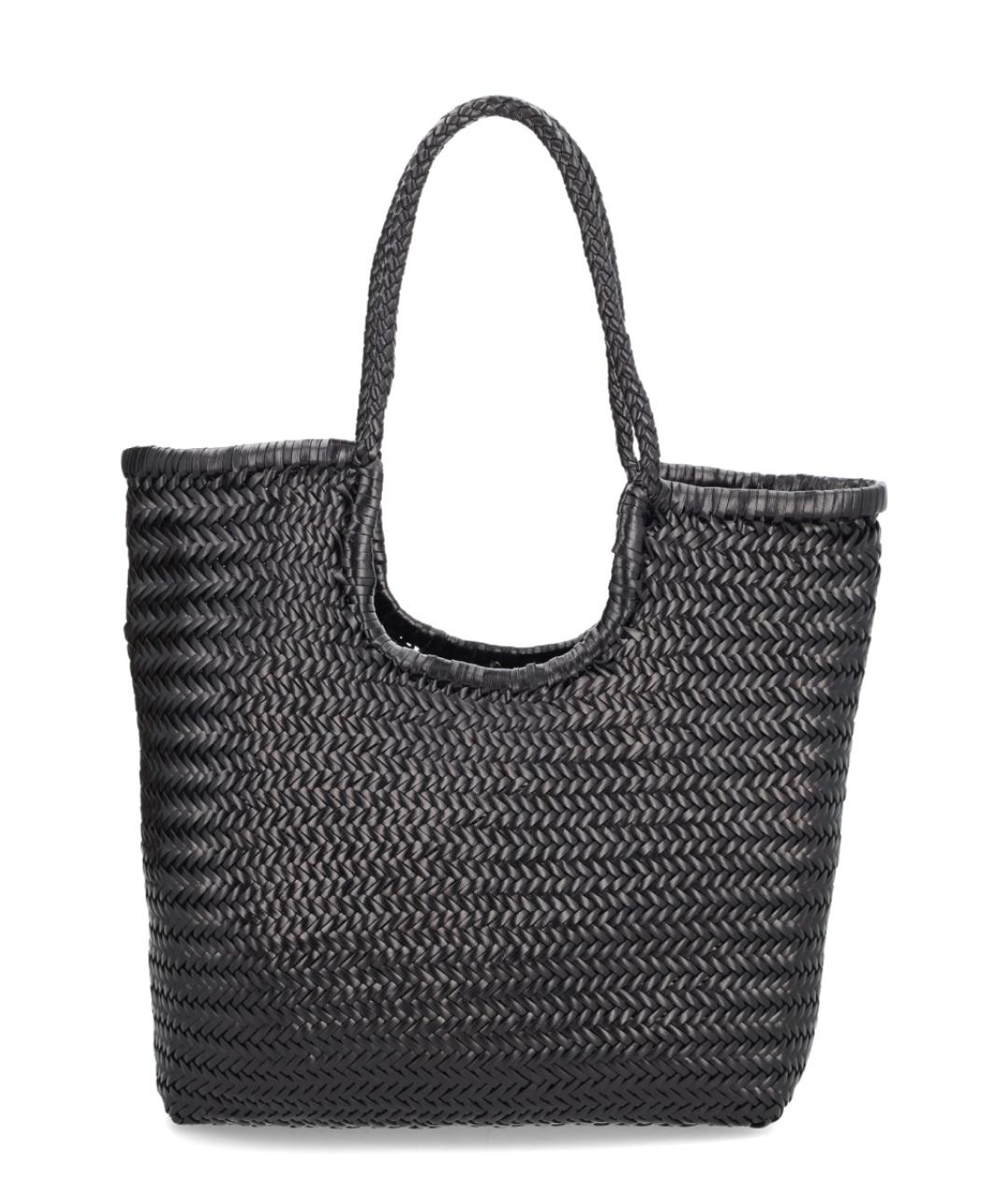 Dragon Diffusion Черная кожаная сумка тоут, фото 1