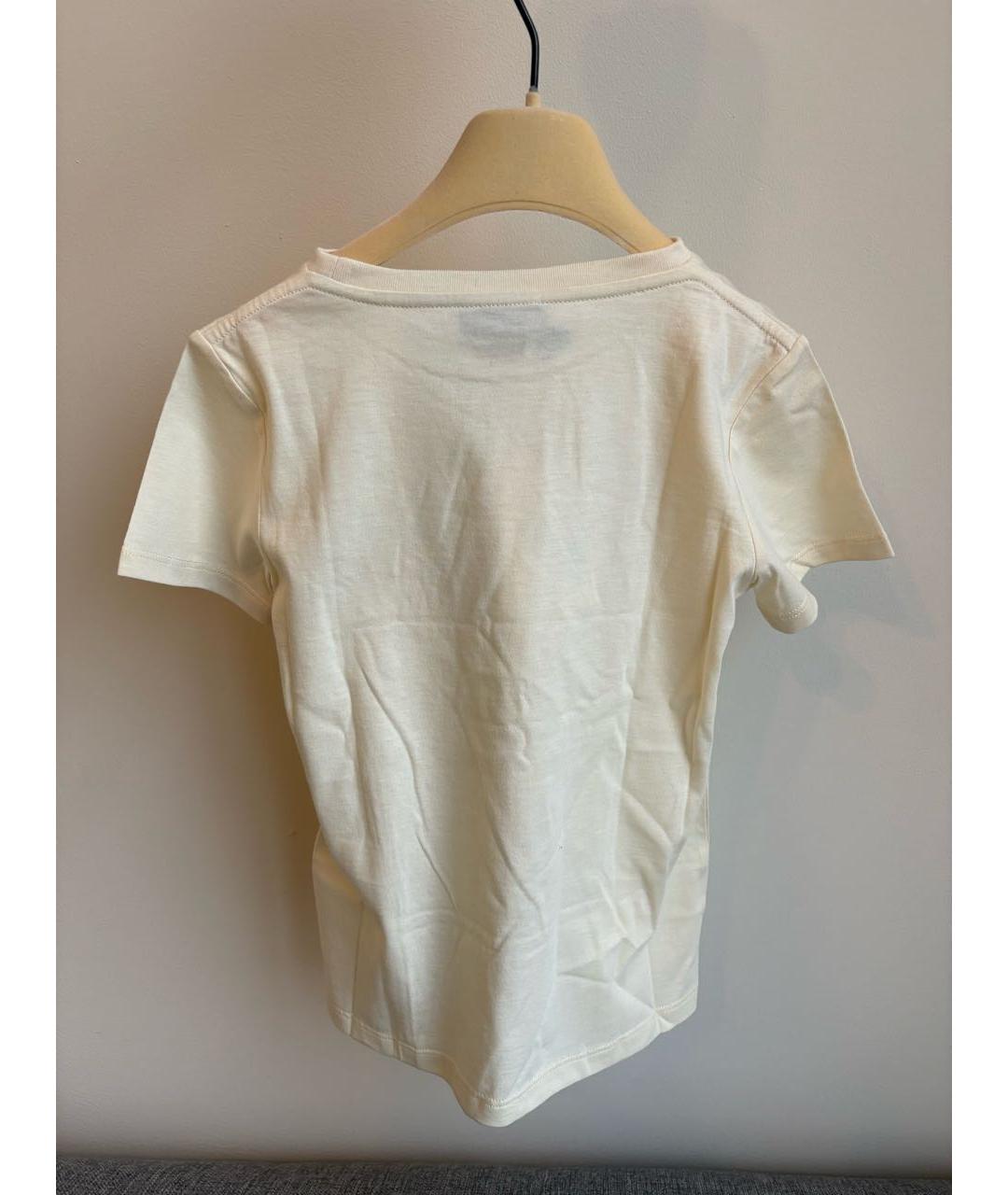 GUCCI KIDS Бежевая хлопковая детская футболка, фото 2