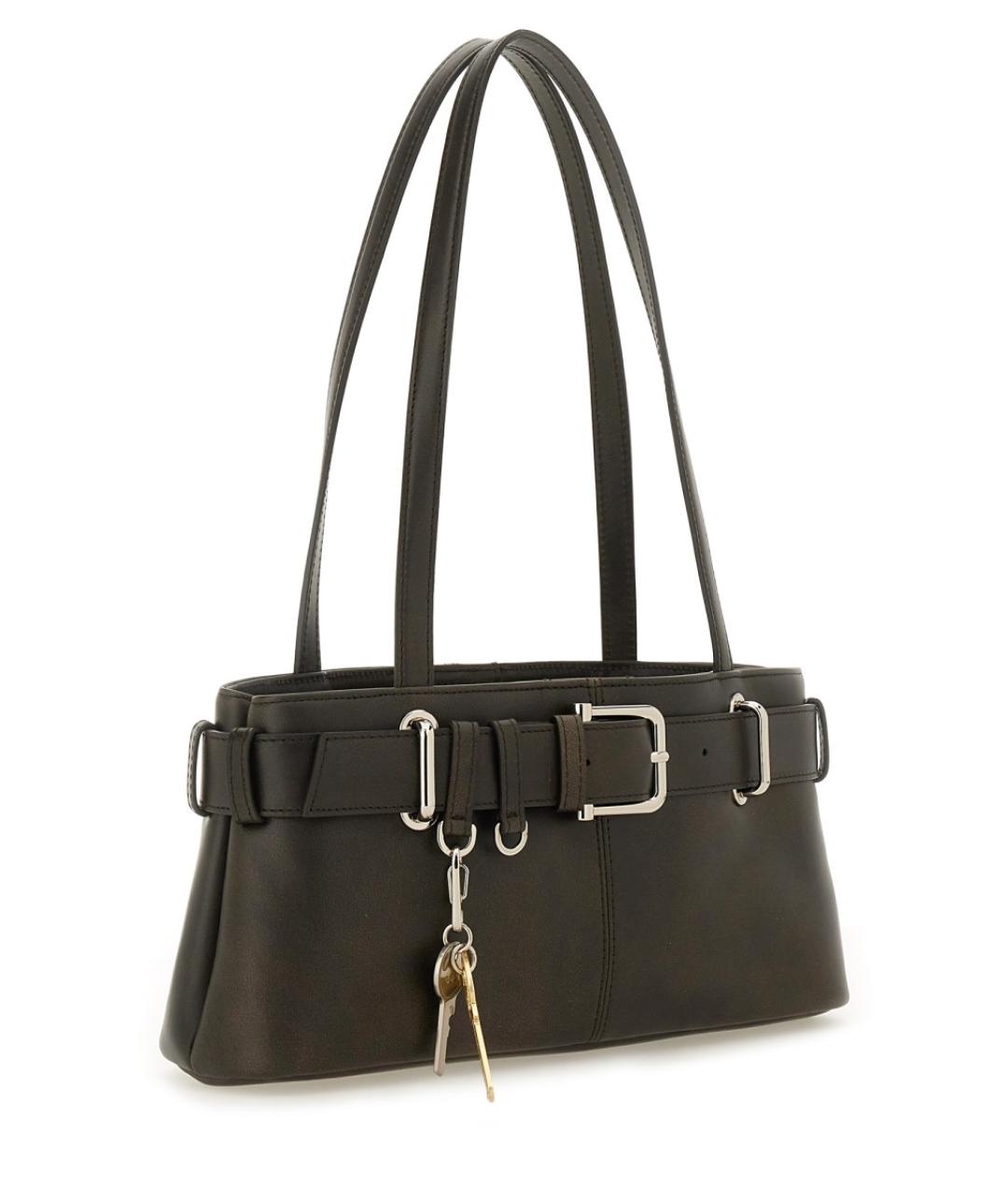 OSOI Коричневая кожаная сумка через плечо, фото 3