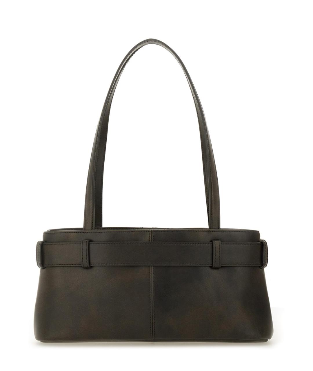 OSOI Коричневая кожаная сумка через плечо, фото 5