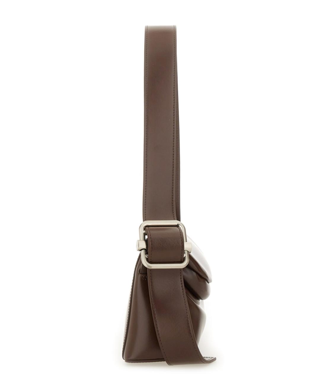 OSOI Коричневая кожаная сумка через плечо, фото 3
