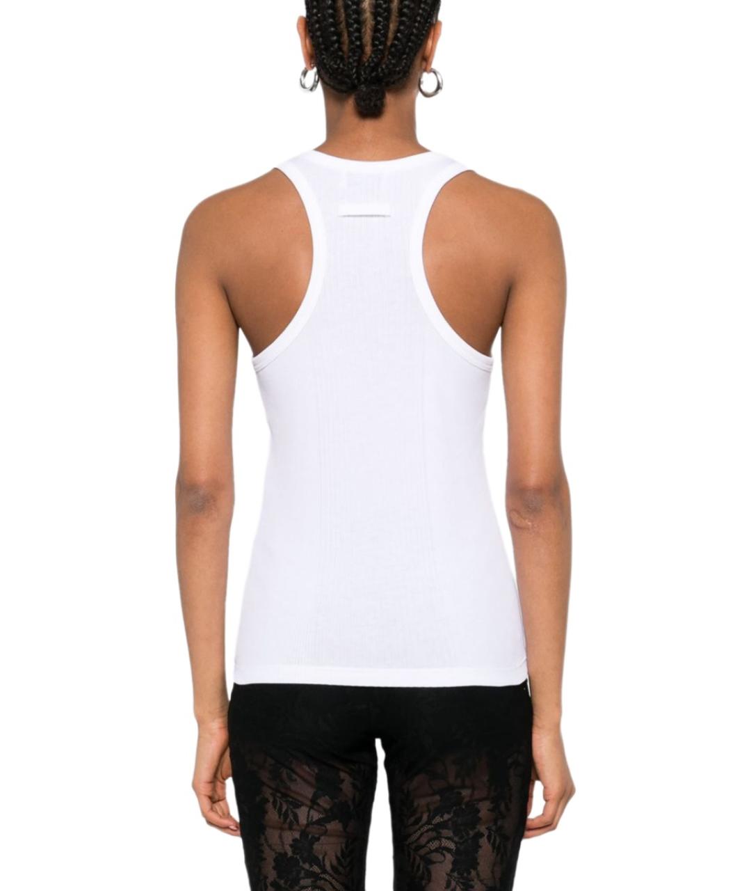 JEAN PAUL GAULTIER Белая хлопковая майка, фото 2