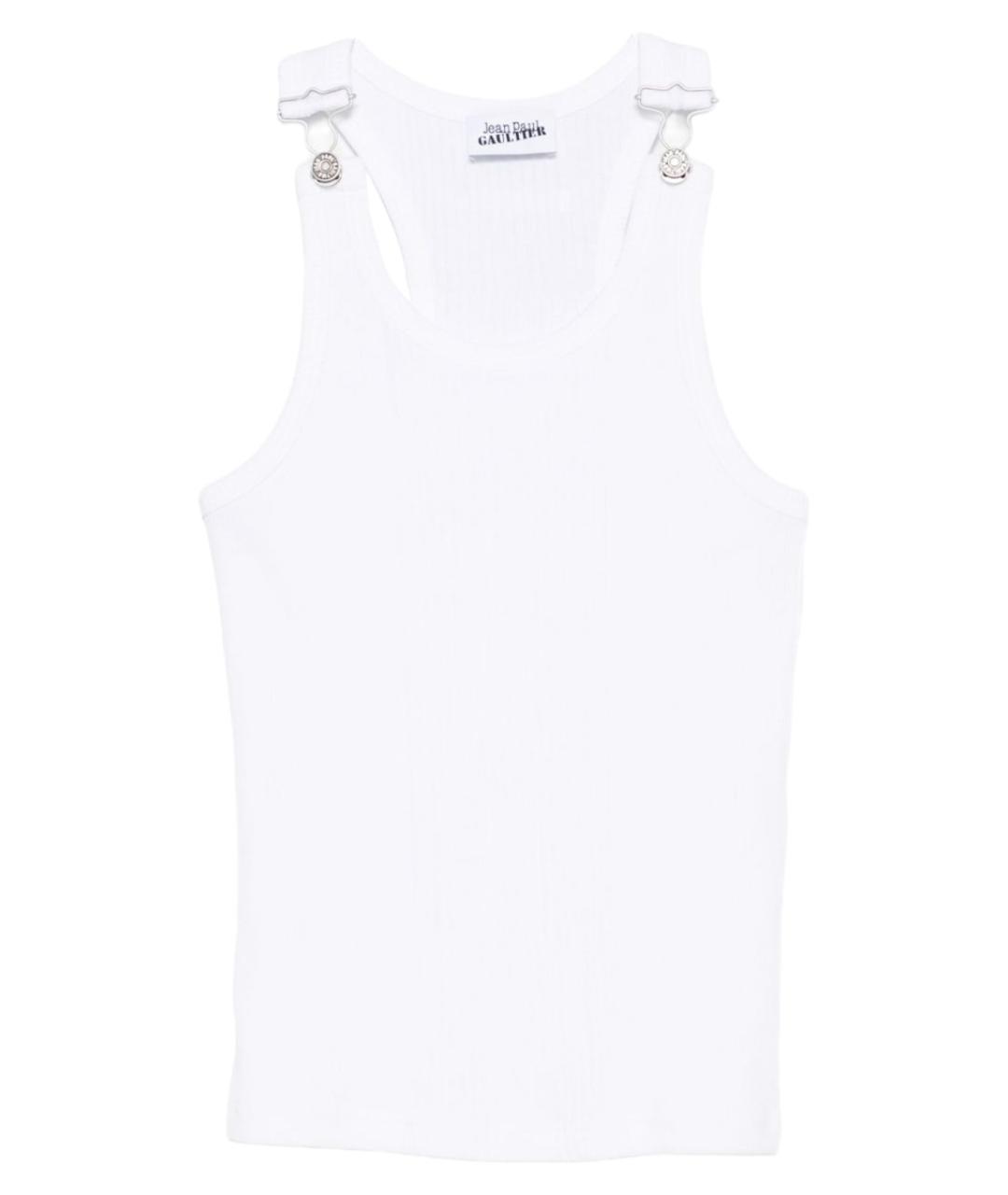 JEAN PAUL GAULTIER Белая хлопковая майка, фото 1