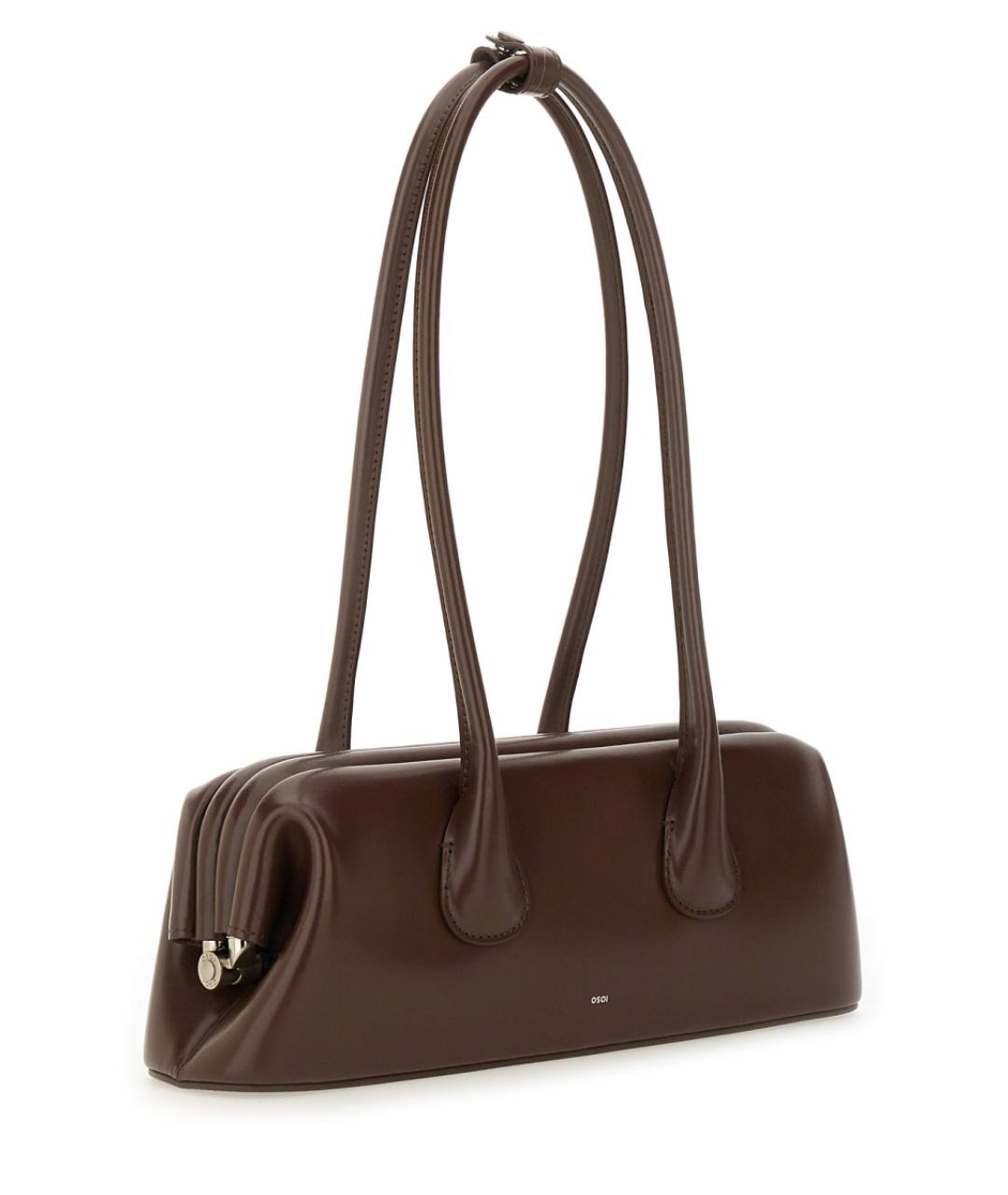 OSOI Коричневая кожаная сумка через плечо, фото 2