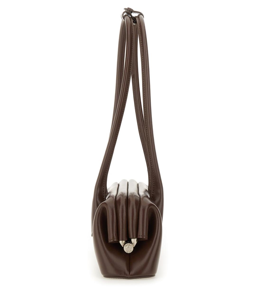 OSOI Коричневая кожаная сумка через плечо, фото 4