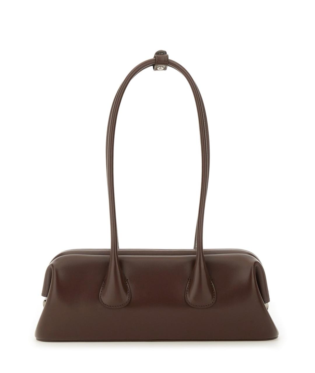 OSOI Коричневая кожаная сумка через плечо, фото 3