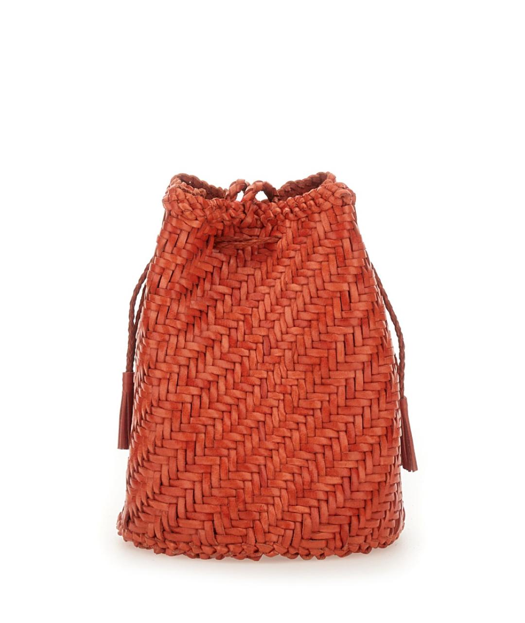 Dragon Diffusion Коралловая кожаная сумка через плечо, фото 4