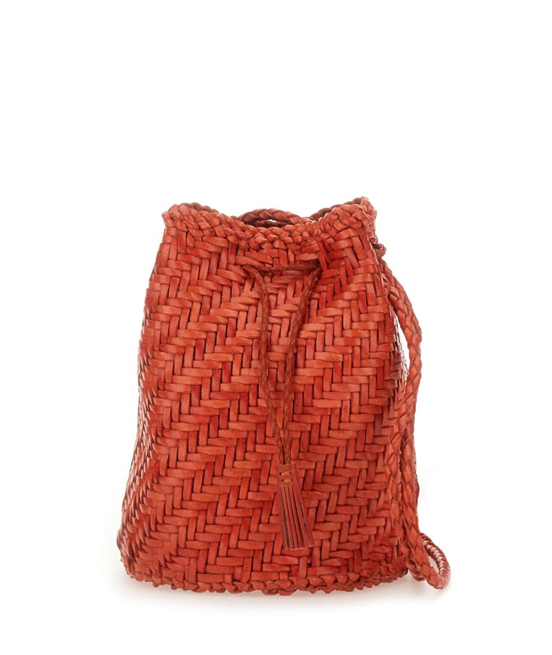 Dragon Diffusion Коралловая кожаная сумка через плечо, фото 1