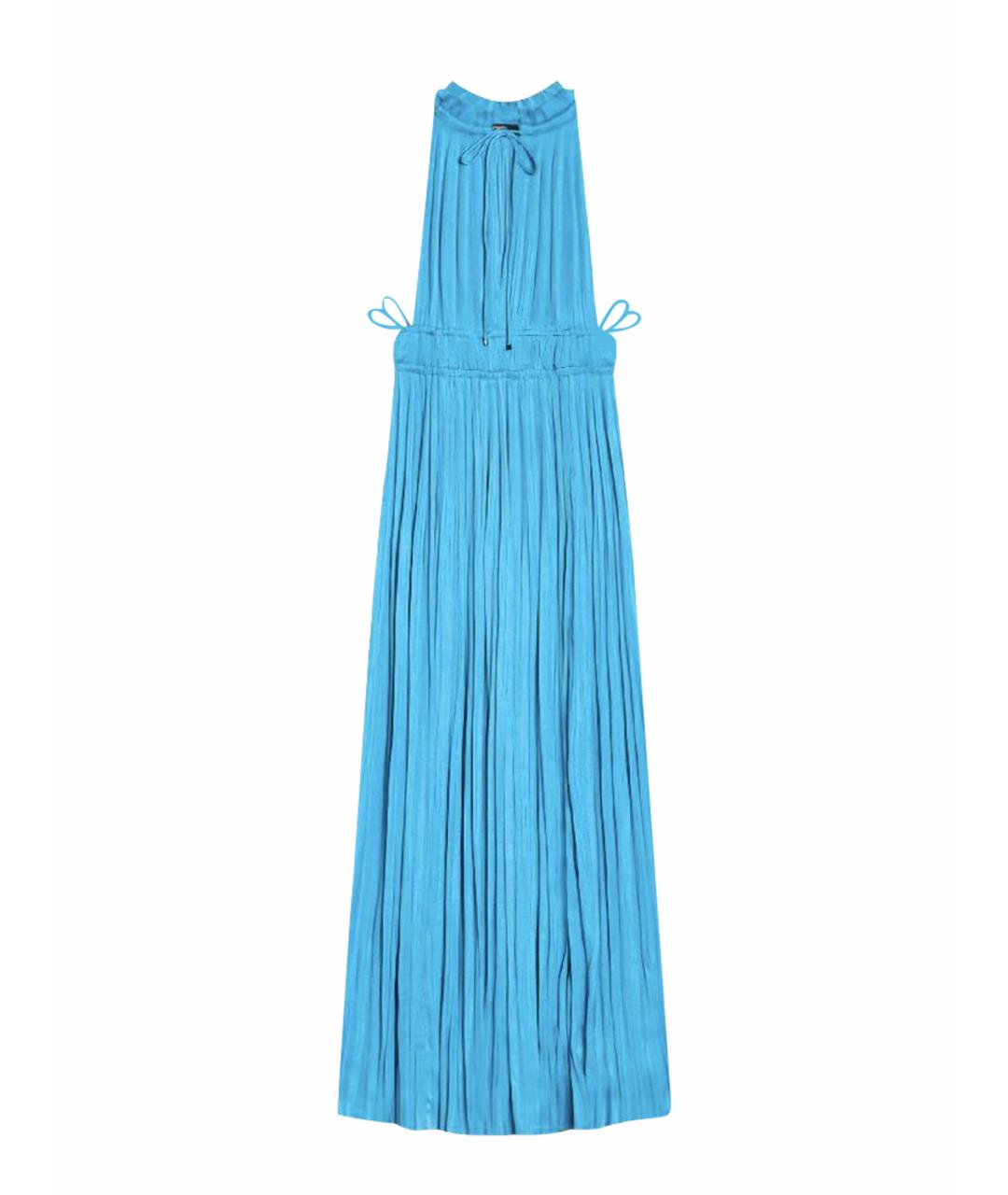 TWIN-SET Голубое полиэстеровое вечернее платье, фото 1