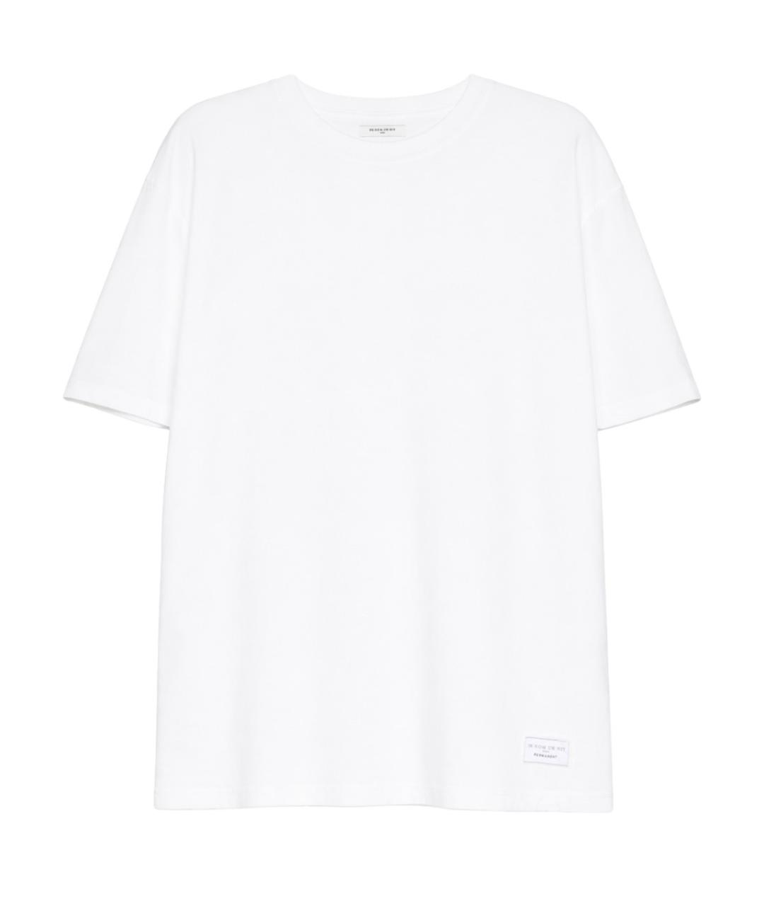 IH NOM UH NIT Белая хлопковая футболка, фото 1