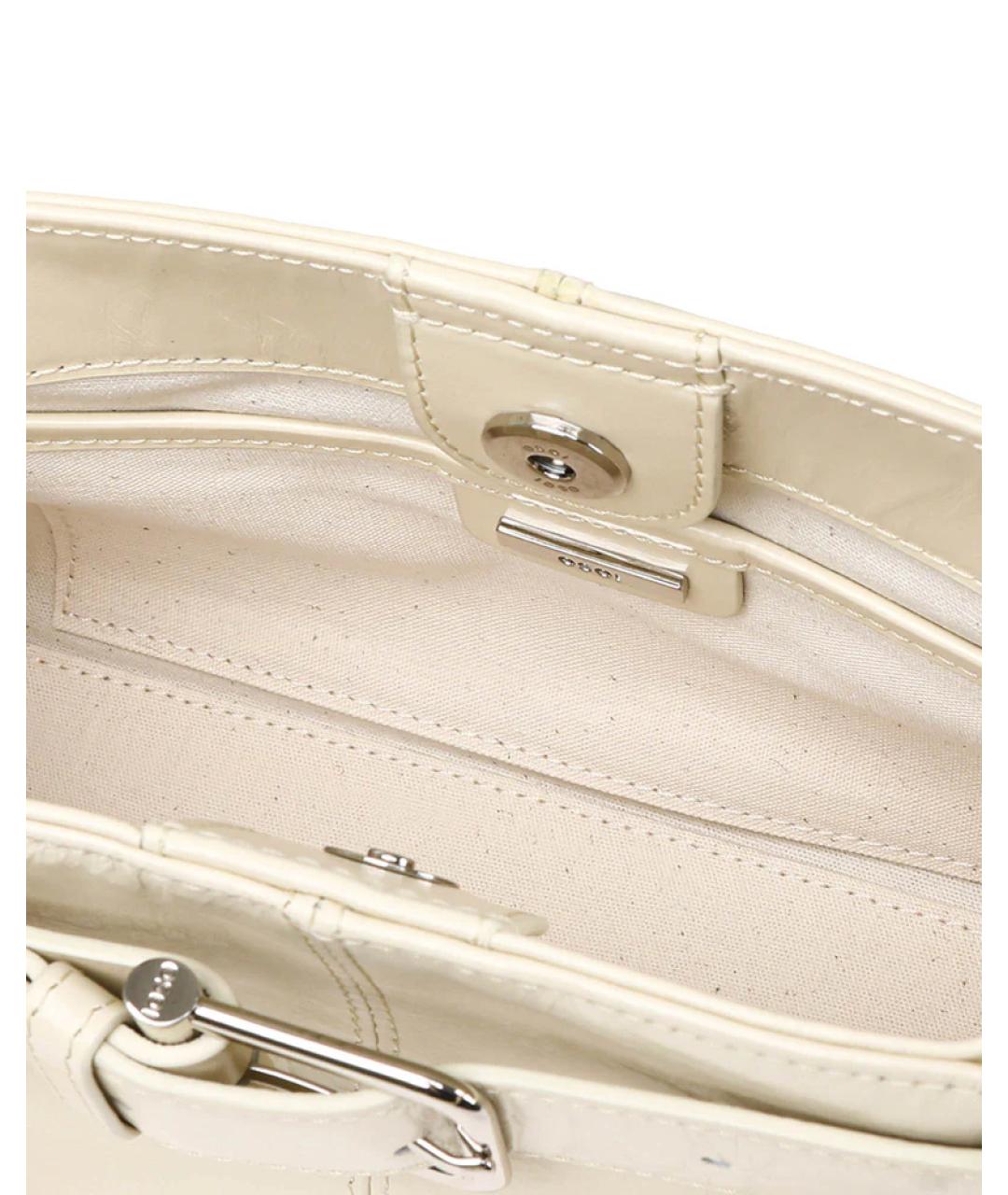 OSOI Белая кожаная сумка через плечо, фото 7
